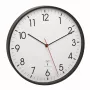 Quarzuhr TFA-Dostmann 60.3537.01 rund schwarz Wand-/Tischuhr