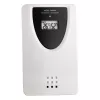 Wetterdisplay TFA Dostmann Sky Schwarz LCD batteriebetriebenes Funk-Thermometer-Hygrometer (innen/außen, 0,433 GHz, AAA)
