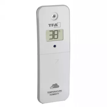 TFA-Dostmann VIEW METEO Schwarz Batteriebetrieben Wi-Fi Luftfeuchtigkeit 10-99%