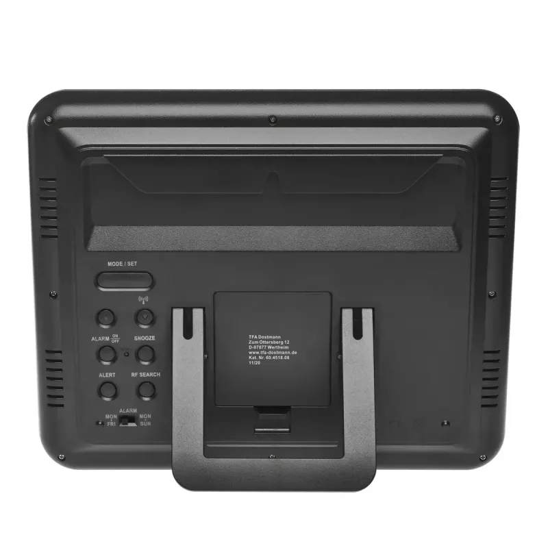 Digitaler Wecker TFA-Dostmann 60.4518.08 Holz LCD 433 MHz