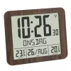 Digitaler Wecker TFA-Dostmann 60.4518.08 Holz LCD 433 MHz