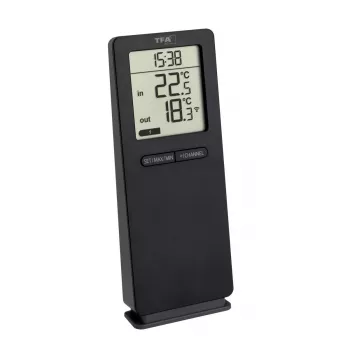 Elektronisches Umgebungsthermometer TFA-Dostmann 30.3071.01 Innen-/Außenbereich Digital 0-50°C