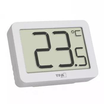 Elektronisches Umgebungsthermometer TFA-Dostmann 30.1065.02 Innenbereich Weiß °C