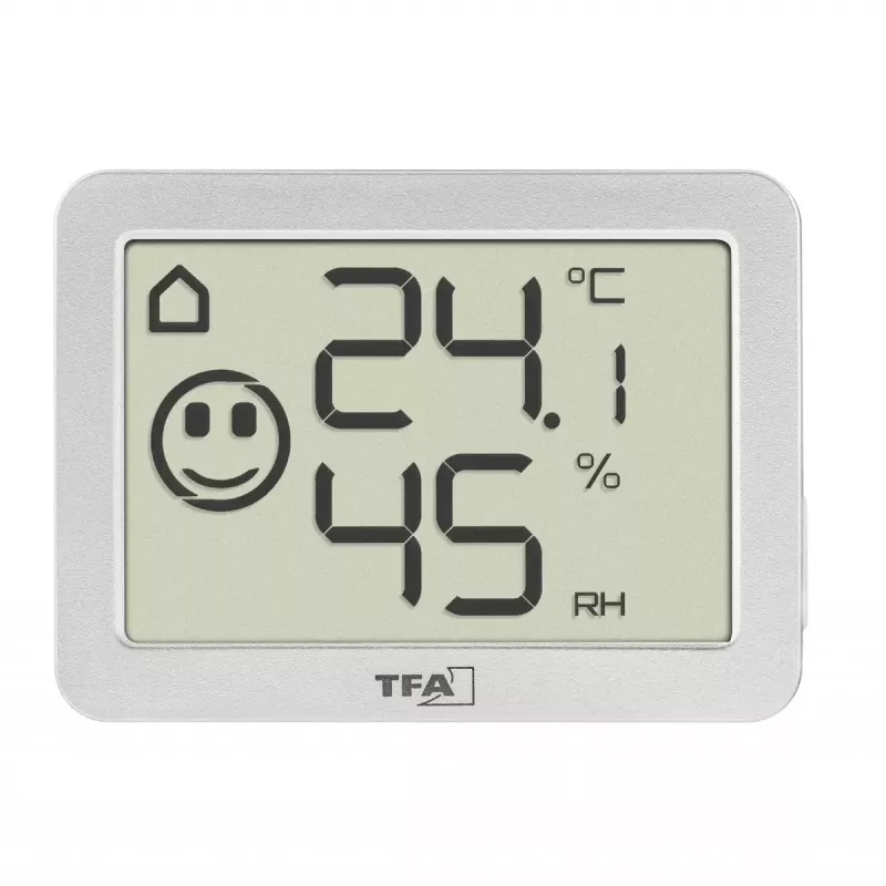 Innen Temperatur- & Feuchtigkeitssensor TFA-Dostmann 30.5055.02 freistehend kabellos