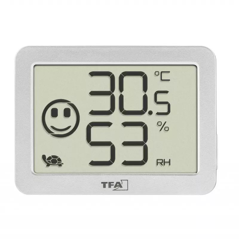 Innen Temperatur- & Feuchtigkeitssensor TFA-Dostmann 30.5055.02 freistehend kabellos