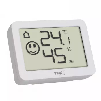 Innen Temperatur- & Feuchtigkeitssensor TFA-Dostmann 30.5055.02 freistehend kabellos