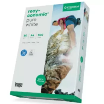 A4 Druckerpapier inapa-tecno recyconomic reinweiß 80g 500 Blatt