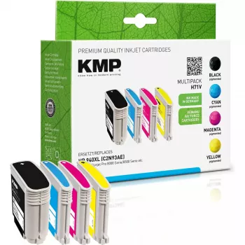 Cartridge KMP HP Nr. 940XL Multip. 1400-2200S H71V Schwarz