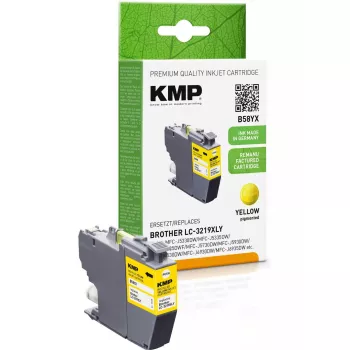 Tintenpatrone KMP B58YX Brother LC-3219XLY Gelb