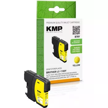 KMP Brother LC-1100Y Gelb wiederaufbereitete Kartusche