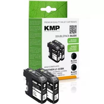 Cartridge KMP Brother LC-223BK schwarz Doppelp. 2x550S