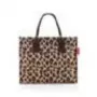 Tote bag Reisenthel daily shopper Schwarz Braun Polyester
