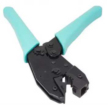 Kabel-Crimpzange Alcasa GC-N0096 Schwarz Blau