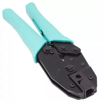 Kabel-Crimpzange Alcasa GC-N0096 Schwarz Blau