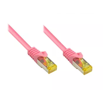 Netzwerkkabel Alcasa 30 m RJ-45 Cat7 Magenta S/FTP