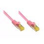 Netzwerkkabel Alcasa 30 m RJ-45 Cat7 Magenta S/FTP