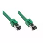 Netzwerkkabel Alcasa 8080-100G Grün 10 m Cat8.1 S/FTP