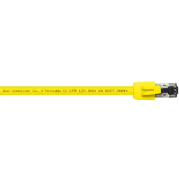 Netzwerkkabel Alcasa 8080-100Y 10m Cat8.1 S/FTP Gelb