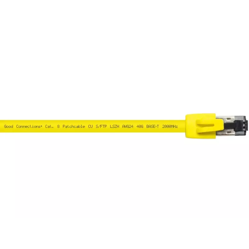 Netzwerkkabel Alcasa 8080-100Y 10m Cat8.1 S/FTP Gelb