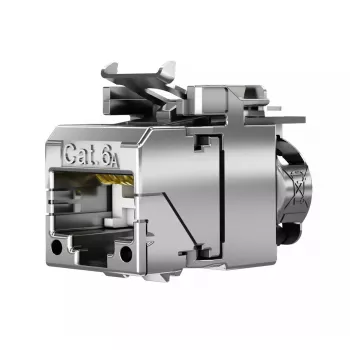 Telegärtner AMJ-SL Flacher Edelstahl-RJ-45-Steckverbinder 14,8 mm