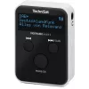 Tragbares Radio TECHNISAT DIGITRADIO mobil 2 — DAB+ / FM, OLED 0,91 Zoll, 3,5 mm, USB-C, Li-Ion 500 mAh, Schwarz/Weiß