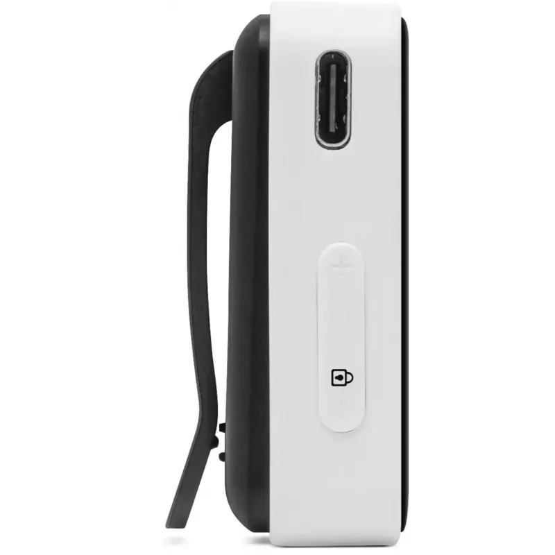 Tragbares Radio TECHNISAT DIGITRADIO mobil 2 — DAB+ / FM, OLED 0,91 Zoll, 3,5 mm, USB-C, Li-Ion 500 mAh, Schwarz/Weiß