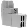 LNB TechniSat UNYSAT 11,7–12,75 GHz, F-Anschluss, Feedhorn Ø4 cm, 140 mA, grau