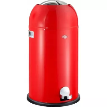Mülleimer Wesco Kickmaster Soft 112770 40 L, pedalbetriebener Stahleimer mit Soft-Close-Deckel
