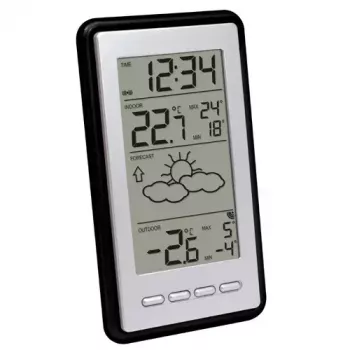 Digitale Wetterstation Technoline WS 9130-IT Schwarz Silber