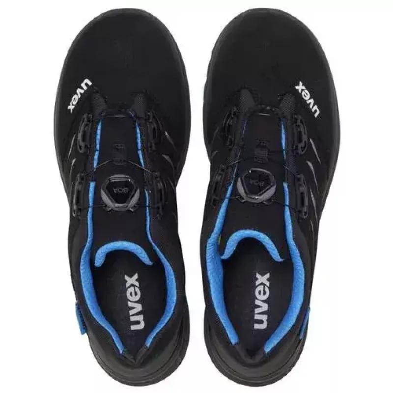 Sicherheitsschuhe Uvex 69382 Herren Erwachsene Schwarz Blau PU-Laufsohle Synthetik-Obermaterial