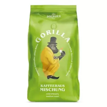 Kaffeebohnen Gorilla Joerges Gorilla Koffiehuis 1 kg — Mittlere Röstung, ganze Bohnen