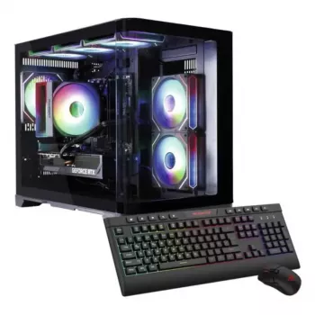 PC-Workstation Hyrican PCK07804 — AMD Ryzen 7 5700X, 16 GB DDR4, 1 TB SSD, NVIDIA GeForce RTX 5070, Windows 11 Home, 750 W, Schwarz