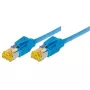 Tecline 5m Cat.6A Netzwerkkabel Blau Cat6a S/FTP RJ-45