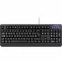 Tastatur Perixx PERIBOARD-517 USB-Membran QZERTY Weiß