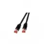 Netzwerkkabel EFB Elektronik Cat.6a HiroseTM21 RJ-45 Cat6a 3 m Schwarz