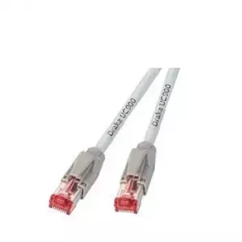 Netzwerkkabel EFB Elektronik RJ45 S/FTP Cat6a Grau 20 m