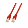 Netzwerkkabel EFB Elektronik Cat.5e RJ-45 Rot 3m