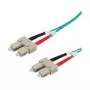 LWL-Kabel INTELLINET ROLINE LWL 50/125µm OM3 SC–SC 5m Grün
