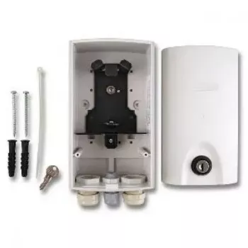 Glasfaser-Adapter EFB Elektronik LOGON LFH015 LC/SC, grau, Kunststoffgehäuse, 103×93×185 mm