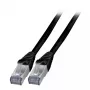 Netzwerkkabel EFB Elektronik K5538SW.2 RJ-45 Cat6a 2m Schwarz