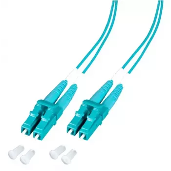 Glasfaserkabel EFB Elektronik O0312.2-1.2 LC OM3 2 m türkis