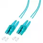 Glasfaserkabel EFB Elektronik O0312.2-1.2 LC OM3 2 m türkis