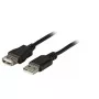 USB-Kabel EFB Elektronik K5248.1 1m USB A Schwarz