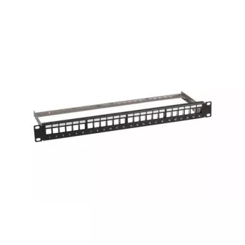 Patchfeld 1U EFB Elektronik B37200100TS.24 — 10GBase-T, 10 Gigabit Ethernet, RJ-45, schwarz, 482,6 mm Breite