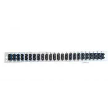 Patchpanel-Zubehör EFB Elektronik SB-FP-24SC-D-V-OM3 — 1U Rackmontage, 432×13×43,5 mm, grau
