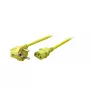 Netzkabel EFB Elektronik EK588GE.3V2 — gelb, 3 m, Typ F auf C13, 250 V 10 A