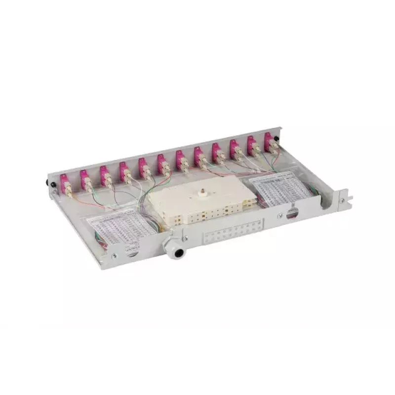 EFB Elektronik B71203L12OM4 LWL-Spleißbox, SC 50/125 µm OM4, 12 Pigtails/6 Kupplungen, herausziehbar