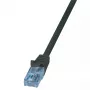 Netzwerkkabel LogiLink CP3023U RJ-45 Cat6a 0,5 m Schwarz