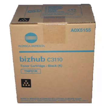 Toner Konica Minolta A0X5155 TNP51K 20000 Seiten Schwarz