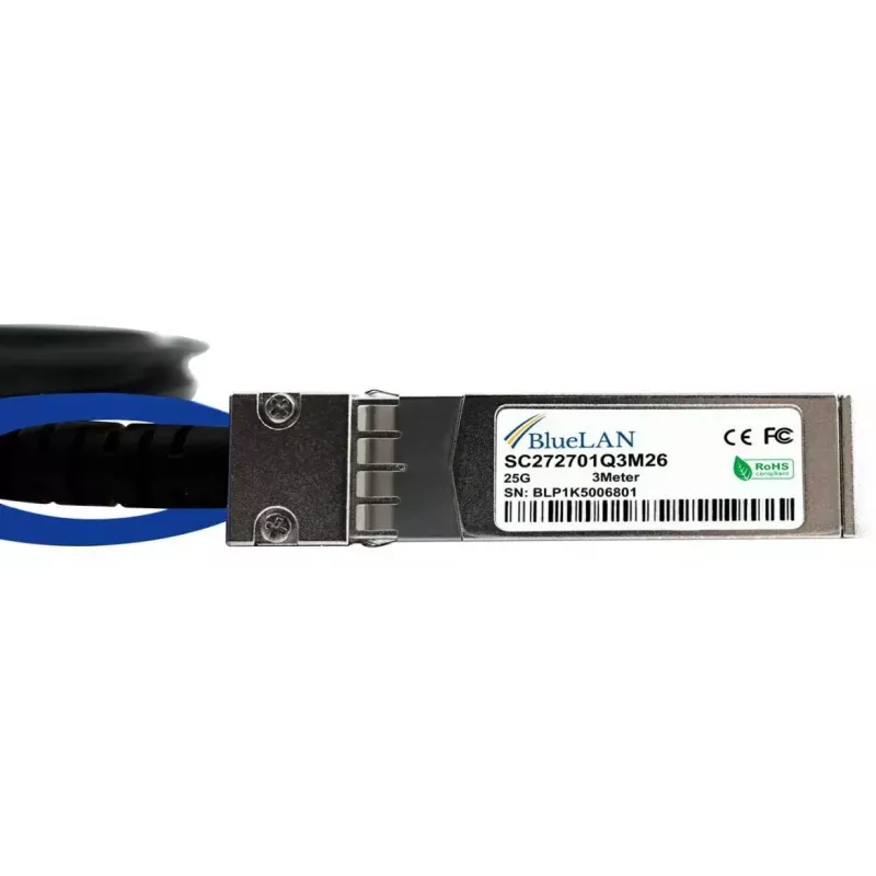 InfiniBand/Glasfaserkabel BlueOptics UACC-DAC-SFP28-2M-BL 2m Stecker/Stecker